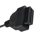 1Pcs 7-Pin Male OBD1 to OBD2 OBDII 16 Pin Diagnostic Adapter Cable Newest Useful