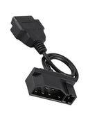 1Pcs 7-Pin Male OBD1 to OBD2 OBDII 16 Pin Diagnostic Adapter Cable Newest Useful
