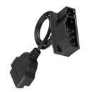 1Pcs 7-Pin Male OBD1 to OBD2 OBDII 16 Pin Diagnostic Adapter Cable Newest Useful