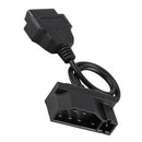 1Pcs 7-Pin Male OBD1 to OBD2 OBDII 16 Pin Diagnostic Adapter Cable Newest Useful