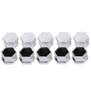 20Pcs 17mm Hex Universal Chrome Wheel Nut Screw Bolt Cover Caps Newest Useful