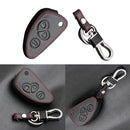 1Pcs Leather Car Key Cover FOB Case 3-Button for Alfa Romeo Giulietta MiTo 147