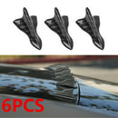 6x Car Shark Fin Antenna Auto Roof Cover Carbon Fiber Aerial Radio Signal Decor