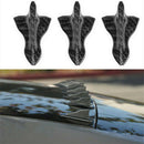 6x Car Shark Fin Antenna Auto Roof Cover Carbon Fiber Aerial Radio Signal Decor
