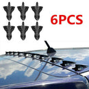 6x Car Shark Fin Antenna Auto Roof Cover Carbon Fiber Aerial Radio Signal Decor