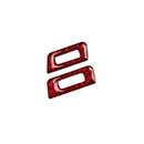 For BMW 3 Series E90 E92 E93 Carbon Fiber Red Air Conditioner Outlet Cover Trim
