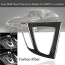 Carbon Fiber Gear Shift Panel Trim For BMW 3 Series F30 316i 320i 328i 2013-2016