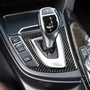 Carbon Fiber Gear Shift Panel Trim For BMW 3 Series F30 316i 320i 328i 2013-2016