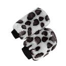 3pcs Plush Steering Wheel Fluffy Handbrake Handle Gear Shift Leopard Durable