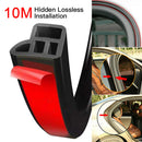 10M Car Seal Strip Double Layer L-type Door Sound Insulation Strip Newest Useful