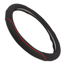 Steering-Wheel-Cover On-Wrap Braid-Stitch Anti-Slip Needle-Thread SHI with CAR