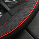 Steering-Wheel-Cover On-Wrap Braid-Stitch Anti-Slip Needle-Thread SHI with CAR