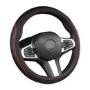 Steering-Wheel-Cover On-Wrap Braid-Stitch Anti-Slip Needle-Thread SHI with CAR