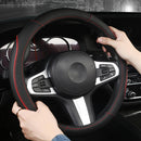 Steering-Wheel-Cover On-Wrap Braid-Stitch Anti-Slip Needle-Thread SHI with CAR