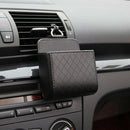 Auto Car Air Vent Storage Pouch Universal Phone Holder Glasses Organizer w/ Hook