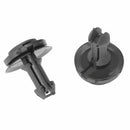 30x  Black Plastic Vehicle Car Bumper Clips Fastener Buckle Interior Trim