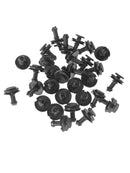 30x Auto Bumper Fastener Rivet Retainer Push Engine Cover Car Door Newest Useful