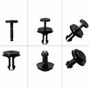 30x  Black Plastic Vehicle Car Bumper Clips Fastener Buckle Interior Trim