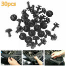 30x Auto Bumper Fastener Rivet Retainer Push Engine Cover Car Door Newest Useful