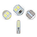 6Pcs T10 W5W Car LED Sidelight Silica Gel Parking Lamp Trunk Marker 12SMD-2835