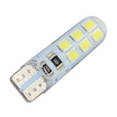 6Pcs T10 W5W Car LED Sidelight Silica Gel Parking Lamp Trunk Marker 12SMD-2835