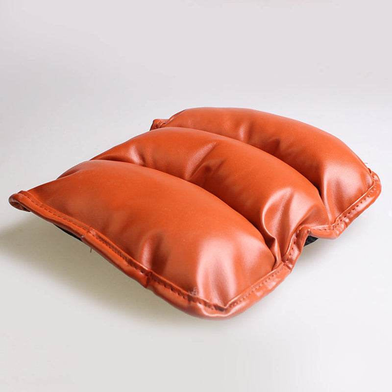 1 x Car Auto Console Box Mat Cover Universal Leather Armrest Pad Protector Brown