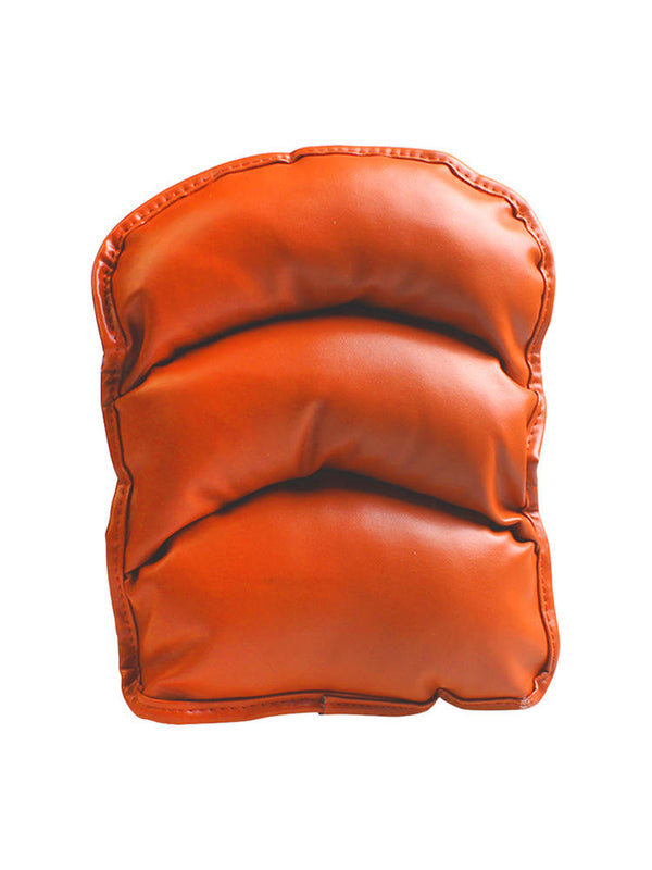 1 x Car Auto Console Box Mat Cover Universal Leather Armrest Pad Protector Brown