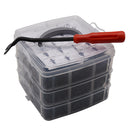 620 pcs Quality Buckle Car Push Pin Rivet Clips Door Panel Fasteners Set New