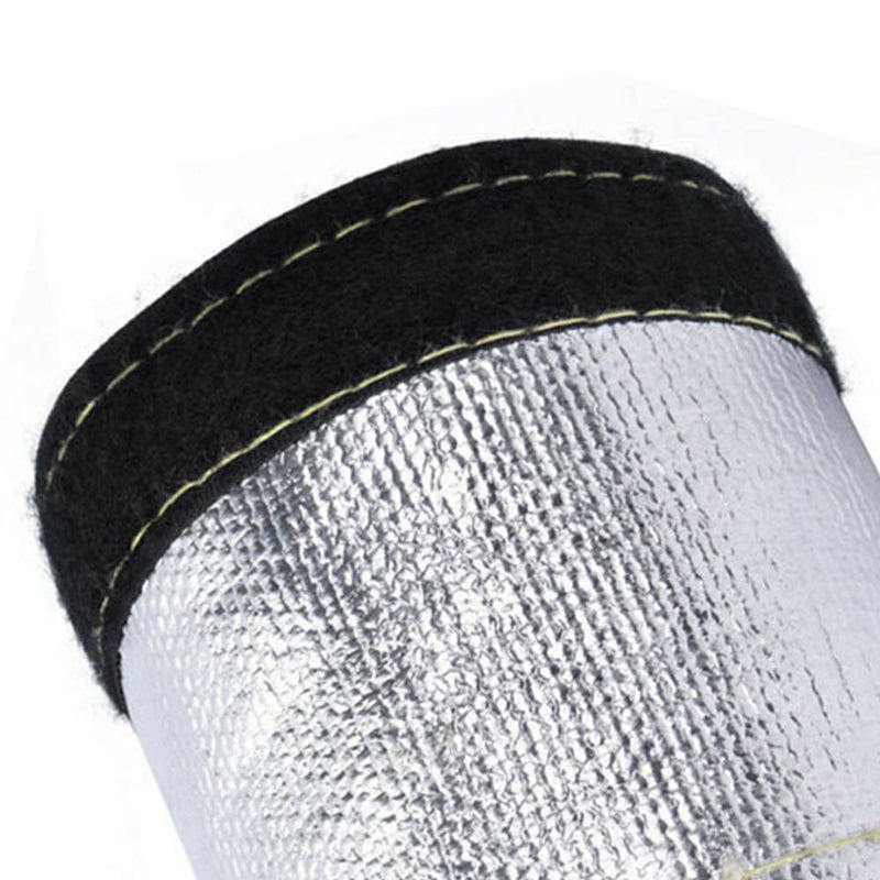 1 Piece Universal Metallic Heat Shield Thermal Sleeve Insulated Wire Hose