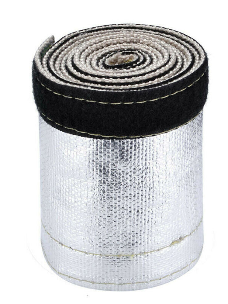 1 Piece Universal Metallic Heat Shield Thermal Sleeve Insulated Wire Hose