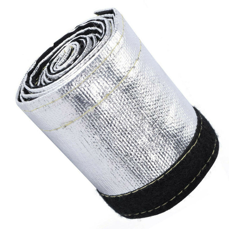 1 Piece Universal Metallic Heat Shield Thermal Sleeve Insulated Wire Hose
