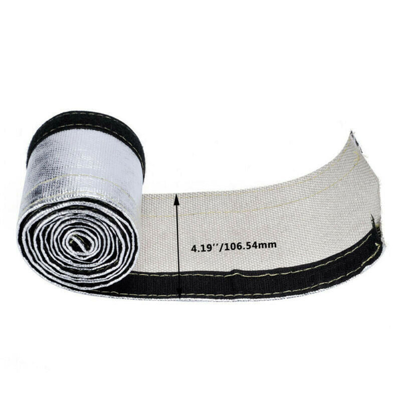 1 Piece Universal Metallic Heat Shield Thermal Sleeve Insulated Wire Hose