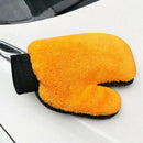Double-side Thick Coral Fleece Car Gloves Multi-fonction Car Wash Mitt for Car