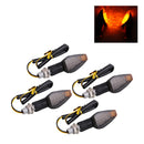4x Motorcycle Dirt Bike Dual Sport Supermoto Turn Signal LED Blinker Indicator