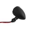 2Pcs/Set Black Motorcycle Turn Signals Bulb Indicators Blinkers Universal Fit