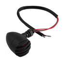2Pcs Motorcycle Turn Signals Black Bullet Blinker Indicator Lights Universal Fit