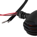 2Pcs/Set Black Motorcycle Turn Signals Bulb Indicators Blinkers Universal Fit