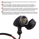 2Pcs/Set Black Motorcycle Turn Signals Bulb Indicators Blinkers Universal Fit