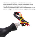 2 Flasher Warning-Lamp Motorcycle-Signal-Lights led-Turn-Signal Black