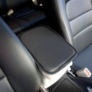 Leather Console Lid Universal Car Armrest Cover Carbon Fiber Mat Newest Useful