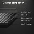 Car Interior Headlight Switch Frame Trim Carbon Fiber for VW Golf 7 2013-17 2Pcs