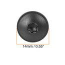 30Pcs/set Truss Head Self Tapping Black Oxide 19*14mm Screws M5*2 Newest Useful