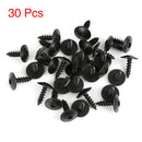 19 * 14mm New Screws M5*2 30PCS Truss Head Screws Black Sheet Mental