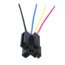 1x New Quality Car Automotive Continuous Contact Relay With Socket