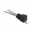 1x New Quality Car Automotive Continuous Contact Relay With Socket