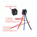 1x New Quality Car Automotive Continuous Contact Relay With Socket