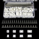 560 x Wire Jumper Connector Kit Cable 2/3/4/5 Pin Header Housing Male/Female