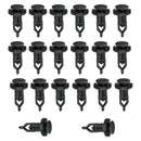 120Pcs Set Mixed Car Door Bumper Fenders Fastener Retainer Rivet Push Pin Clips