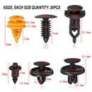 120Pcs Set Mixed Car Door Bumper Fenders Fastener Retainer Rivet Push Pin Clips