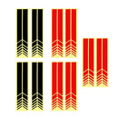 5 Pairs Stickers Rearview-Mirror Car-Decor Vinyl Stripes Car-Styling-Accessories